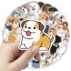 Новые 50 шт. милых наклеек с изображением собак, наклейки с изображением щенков, водонепроницаемые виниловые подарки для ноутбука, бутылки с водой, телефона, багажа, подростков, взрослых, детей, мальчиков и девочек