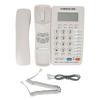 C199 Fixed Telephone Home Wired Landline Business Office Corded Phone Desk Large DisplayWhite