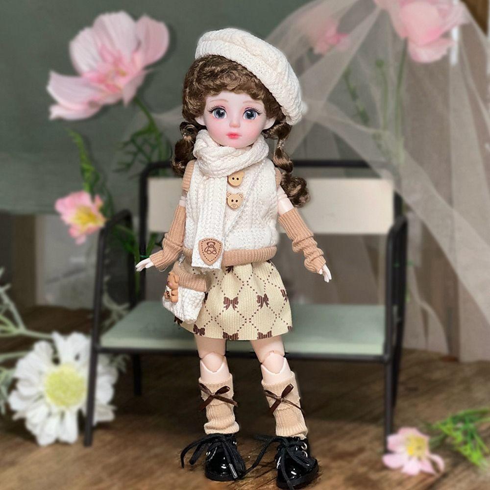 С одеждой обувью BJD кукла с париком макияж DIY игрушки милый лучший подарок для девочек дети
