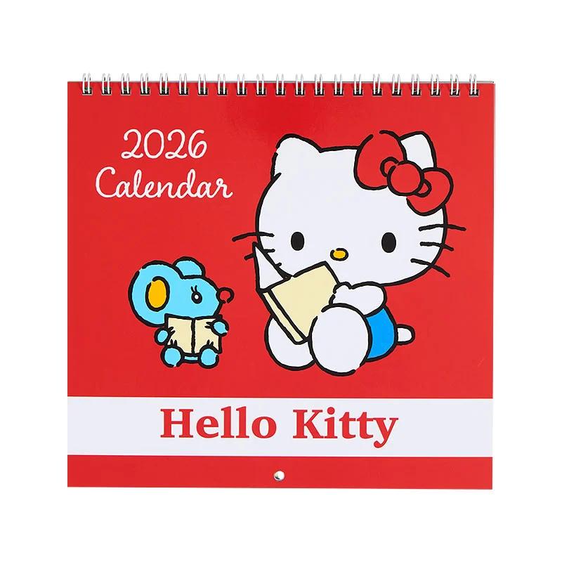 Sanrio Hello Kitty Настенный календарь M 2026 Япония НОВЫЙ Персонажи Sanrio
