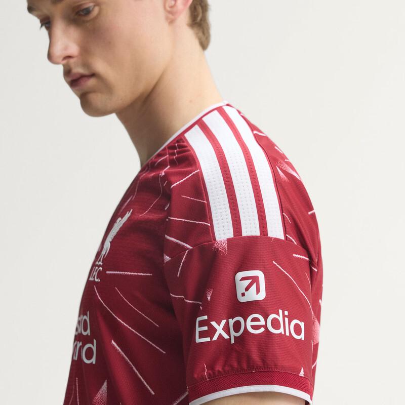 adidas Мужская футбольная форма Ливерпуля, версия игрока, быстросохнущая