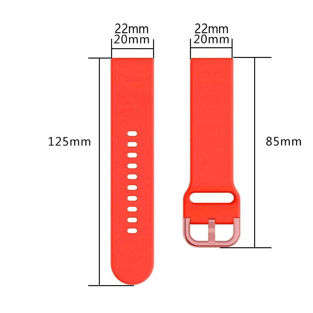 Silicone Strap For HUAWEI WATCH GT 4 Pro 46mm Band GT 3 SE 2 42mm Bracelet HONOR Magic Watch 4 GS 3 Pro ES 22mm 20mm Replacement