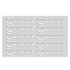 AABBJ1 3D Metal Volvo Car Logo Stickers, Interior Decorative Emblem Badge Decals for Volvo XC40 XC60 XC90 S60 S90 V50 Auto Accessories