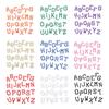 Fabric Embroidery Iron-on Mixed Clothing Stickers Alphabet Patch Letters Patches Garment Applique