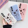 Cartoon Patterned Soft Silicone Case For Samsung A55 M35 S24 Xiaomi Redmi Note 13 Pro iPhone Huawei Honor Realme Camera Protective Shockproof Cover