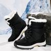 High-top Plush Women's Snow Boots Comfortable Non-slip Women Cotton Shoes Outdoor Waterproof Boots Warm Women Sports Shoes