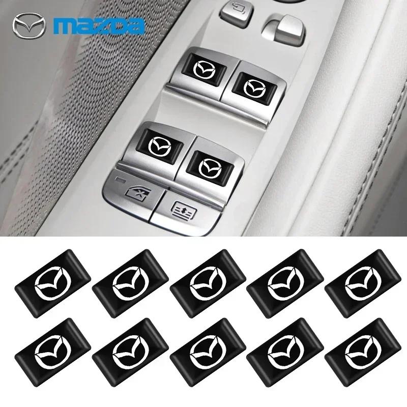 5/10 ШТ. 3D Эпоксидные Наклейки-Значки Стиль Автомобиля Для Mazda 3 6 Atenza Axela Demio CX3 CX5 MP MS RX8 Логотип Автомобиля Товар Аксессуары