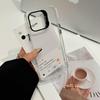 Подходит для iPhone16PM, чехол для мобильного телефона с невидимым кронштейном для объектива Apple 13/14/15, прозрачный акриловый защитный чехол