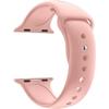 Bracelet Compatible Apple Watch 38mm 40mm 41mm Serie 8 7 6 5 4 3 2 1 SE - Size S - Soft Pink Silicone Replacement Bracelet Ph