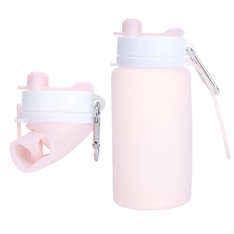 Spacious Travel Pot Silk Screen Outdoor Use Athletic Water Cup Portable Internet Celebrity Water Bottle Folding Kettle Cup