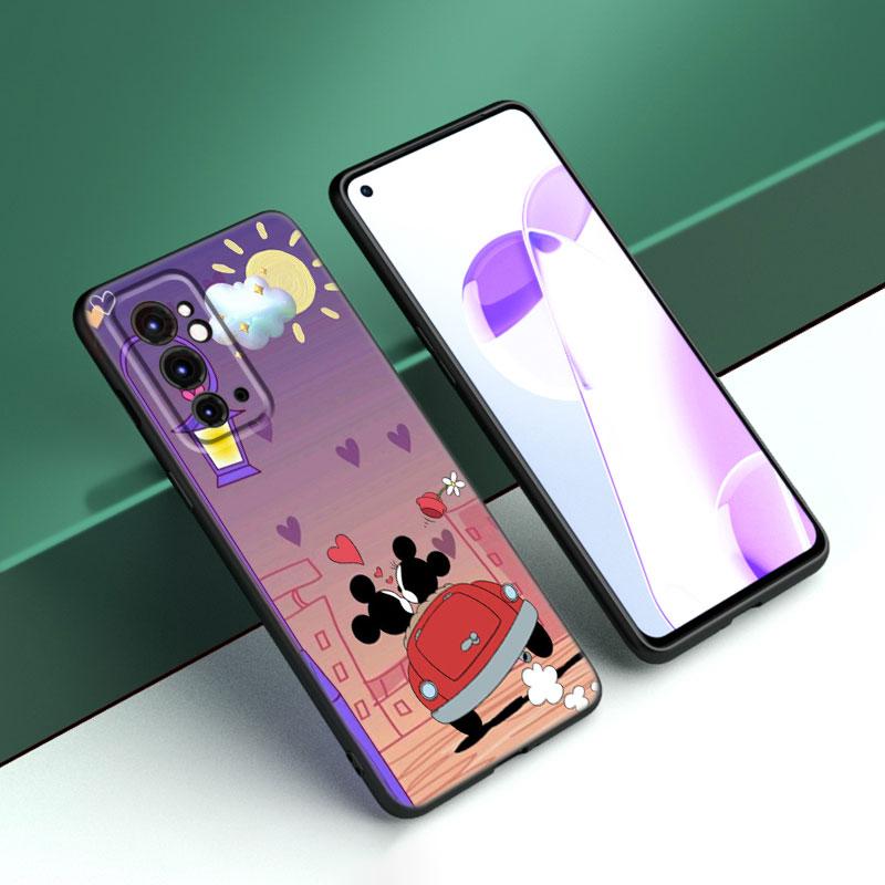 Черный силиконовый чехол для телефона Mickey Minnie для OnePlus 9R 10R 11R 12R ACE 2 Pro 2V 3V Nord CE 2 3 Lite 4 N10 N20 N30 SE 5G