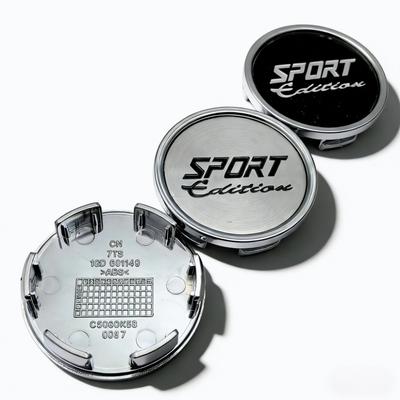 4 шт. 58 мм 53 мм Центральные колпачки на диски автомобиля с логотипом Sport Edition, эмблема, значок, колпаки ступицы, заглушка центра диска, аксессуары для ступицы