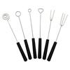 1/6Pcs Chocolate Dipping Tool Diy Candy Caker Fruit Fondue Decorating Fork Kit