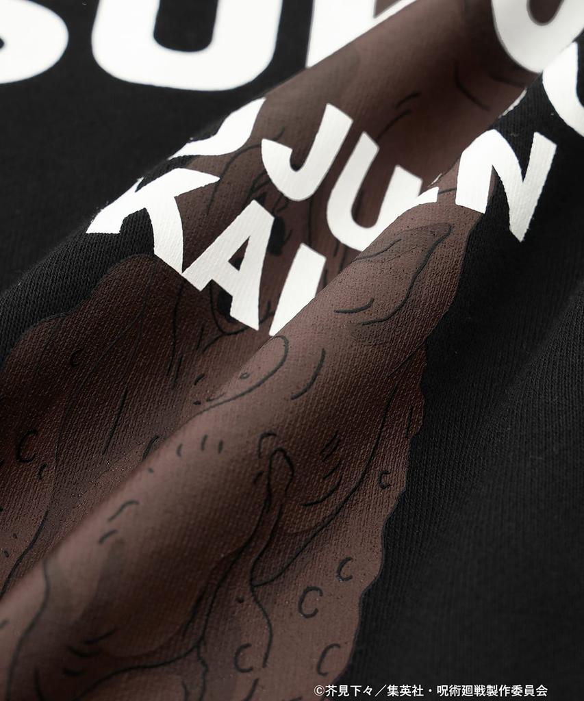 BEAMS MANGART Jujutsu Kaisen Сукуна Свитшот Черный Аниме Япония Уличная одежда