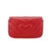 GUCCI GG Marmont Quilted Leather Handbag Coin Purse Extra Mini Women's Red (Unisex) Wallets 575161 DTDCT 6433