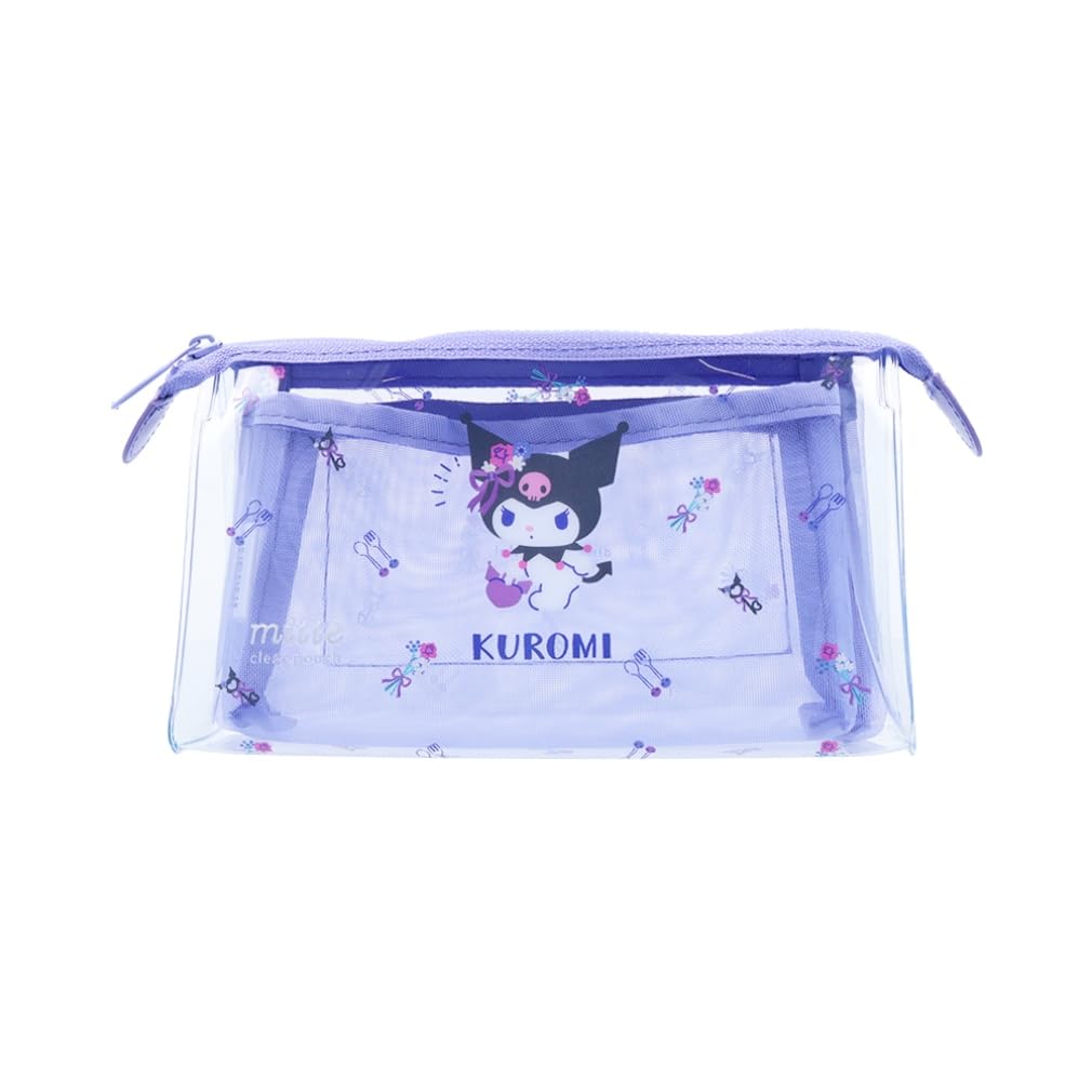Sunstar Stationery Sanrio Character Pouch Clear Mitte Kuromi S2332701
