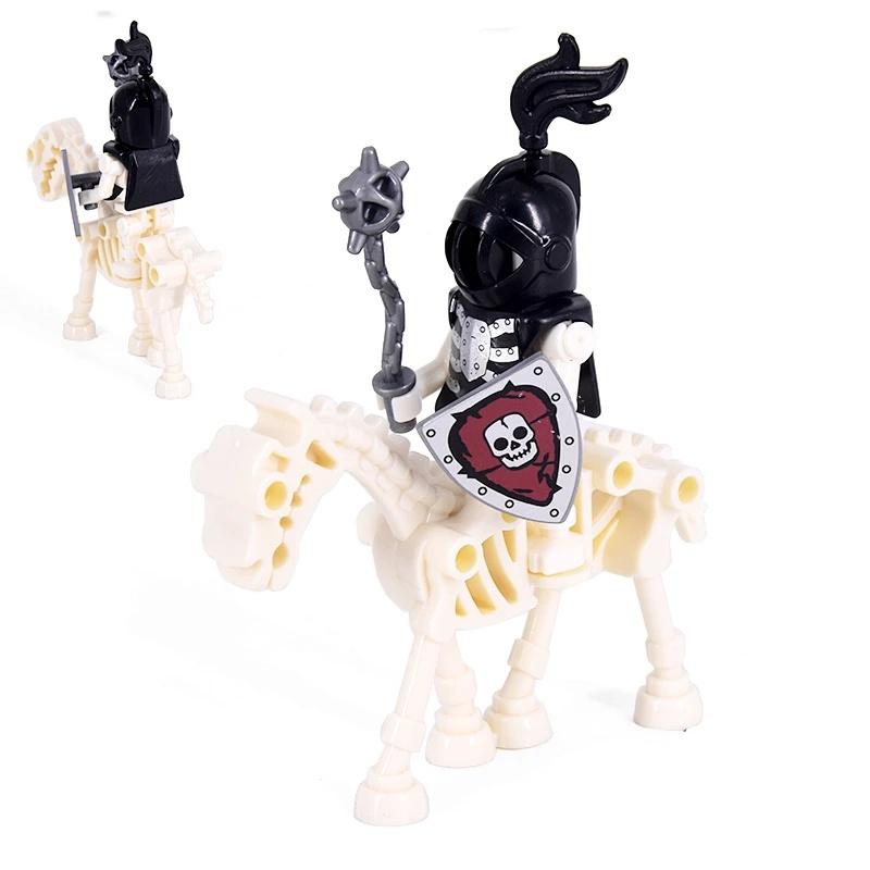 Средневековый рыцарь Древний воин Минифигурка Сборка Строительные блоки