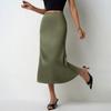Women's Satin Skirt with Tail Fish Tail for Spring and Summer