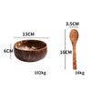Coconut Bowl Set Modern Portable Multifunctional for Events Camping Outdoor