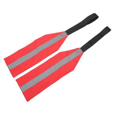 2 шт. флаг безопасности для каяка, каноэ, красный предупреждающий флаг с тесьмой для буксировки каноэ, грузовика