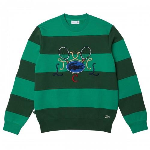 Lacoste Мужской свитшот с круглым вырезом для тенниса