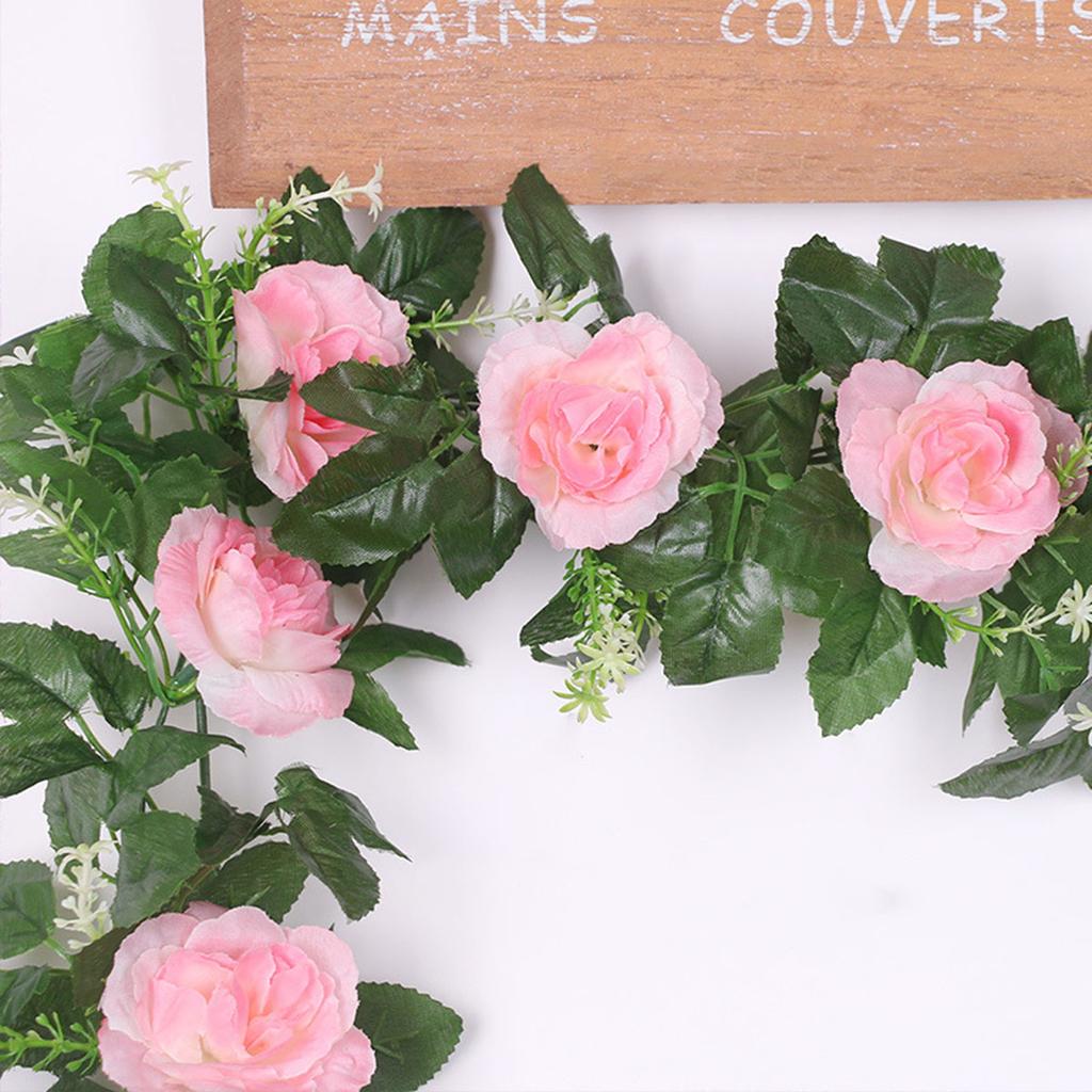 1 шт 2.2 м искусственный белый цветок поддельные подвесные искусственные виноградные растения листья искусственные гирлянды цветы свадебное украшение