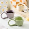 Художественный вкус простая скандинавская керамическая кружка в стиле инс креативная высококлассная персонализированная бытовая чашка для воды кофейная чашка