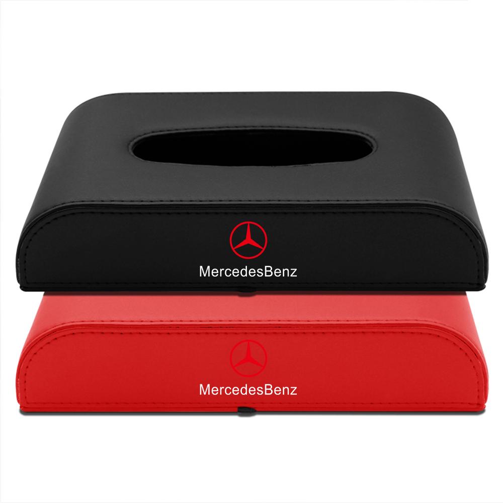 GLC GLB Держатель для салфеток в машине, Бокс на ручку, Магнитный бокс для салфеток, Аксессуары для Mercedes Benz AMG W203 W206 W220 W205 W211 W212 W