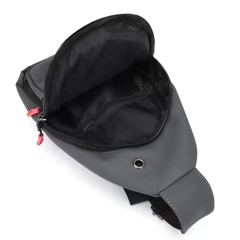 New Multifunctional Chest Bag Men's Fashion Trend Oxford Cloth Shoulder Bag Korean Style Casual Waterproof Messenger Bag