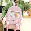 Набор из четырех предметов для девочки начальной школы Рюкзак для студента средней школы и старшей школы Рюкзак для студента колледжа