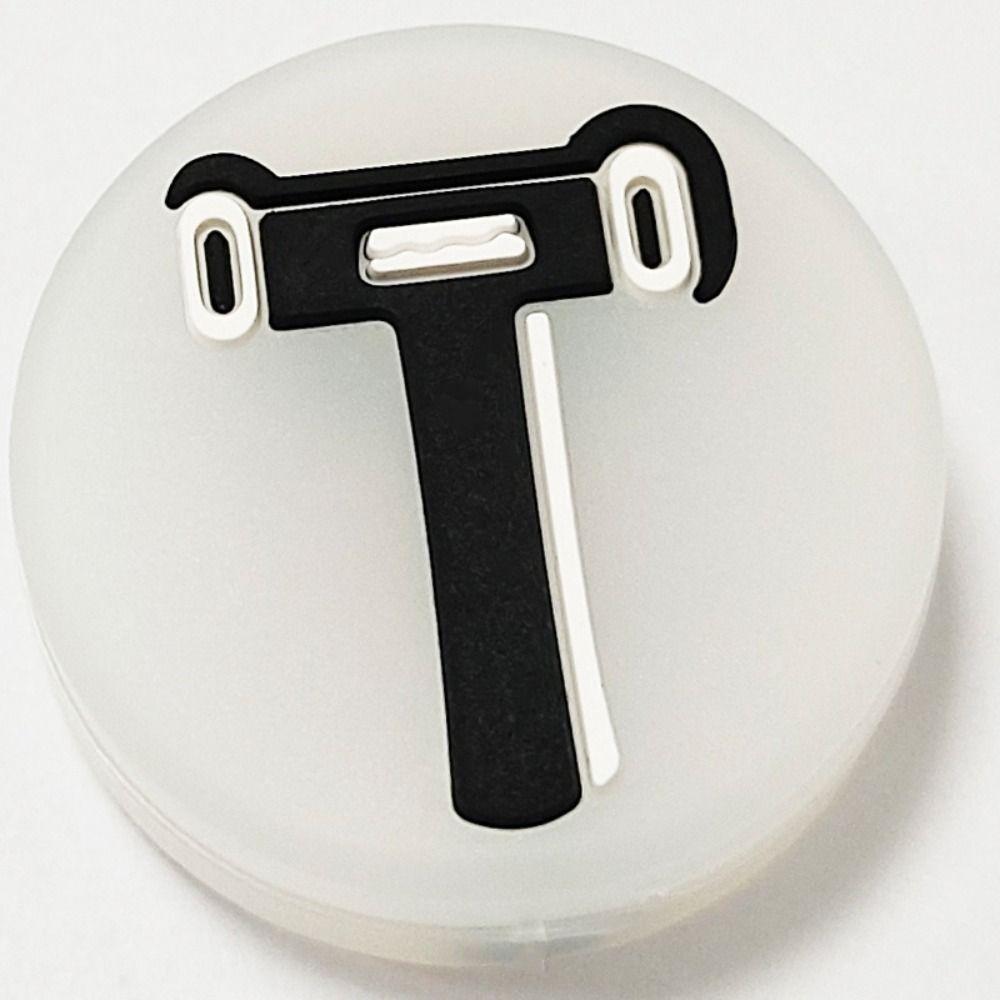 Силиконовый теннисный амортизатор с 26 английскими буквами, теннисная ракетка, амортизатор, ракетка для сквоша