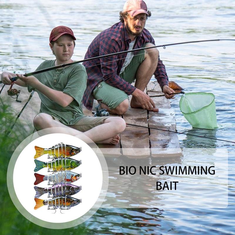 5CS Robotic Swimming Lures Auto Electric Fishing Bait Kit Creative Fishing Accessory For All Kinds Of Fishing Waters