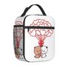 BuBu Panda And DuDu Bear Valentine's Day Thermal Insulated Lunch Bags Reusable Food Bag Container Cooler Thermal Lunch Boxes