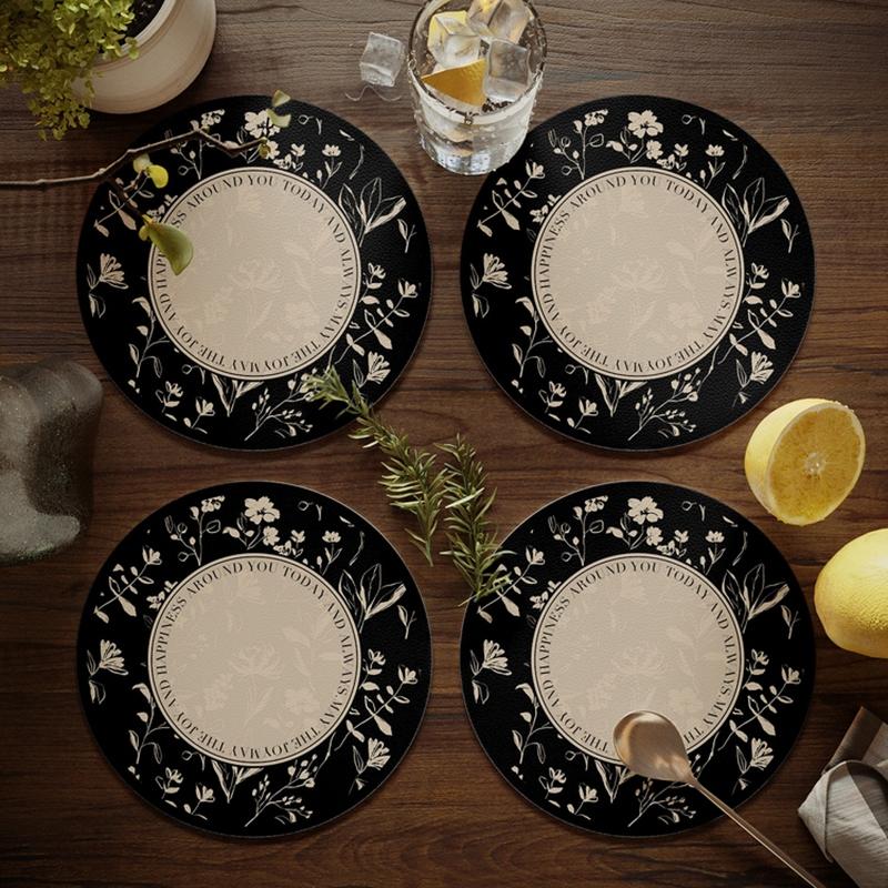 Подставка для обеденного стола Подставка под стакан Коврики для стола Декор для журнального столика Посуда Изоляционные прокладки Кухонный декор Аксессуары