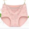 Underwear Middle-aged and Elderly Mother Panties Large Size Briefs Cotton Printing Triangle Panty