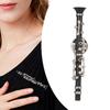 Oboe Brooch Pin Fashion Elegant Simulation Metal Musical Instrument Brooch with Red Velvet Lined Case