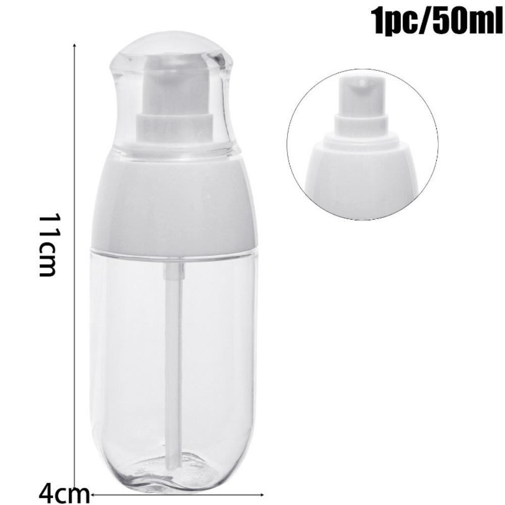50/150 мл Прозрачная бутылка с разделителем Бутылки для косметического крема Бутылка с помпой для шампуня Многоразовый контейнер для лосьона Дорожные аксессуары