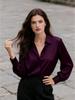European and American women's long-sleeved shirts have a versatile temperament, loose professional women's clothing wholesale, and high-end