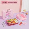 TAFUCO My Melody 316L Нержавеющая сталь 5-секционная ланч-бокс