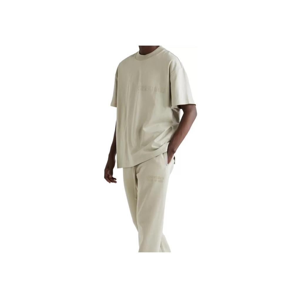Fear of God Essentials Женская футболка с коротким рукавом Топы Яичная скорлупа FOG-FW22-009