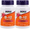Now Foods Витамин B-12 5000 мкг Таблетки для рассасывания 60 шт 2 шт