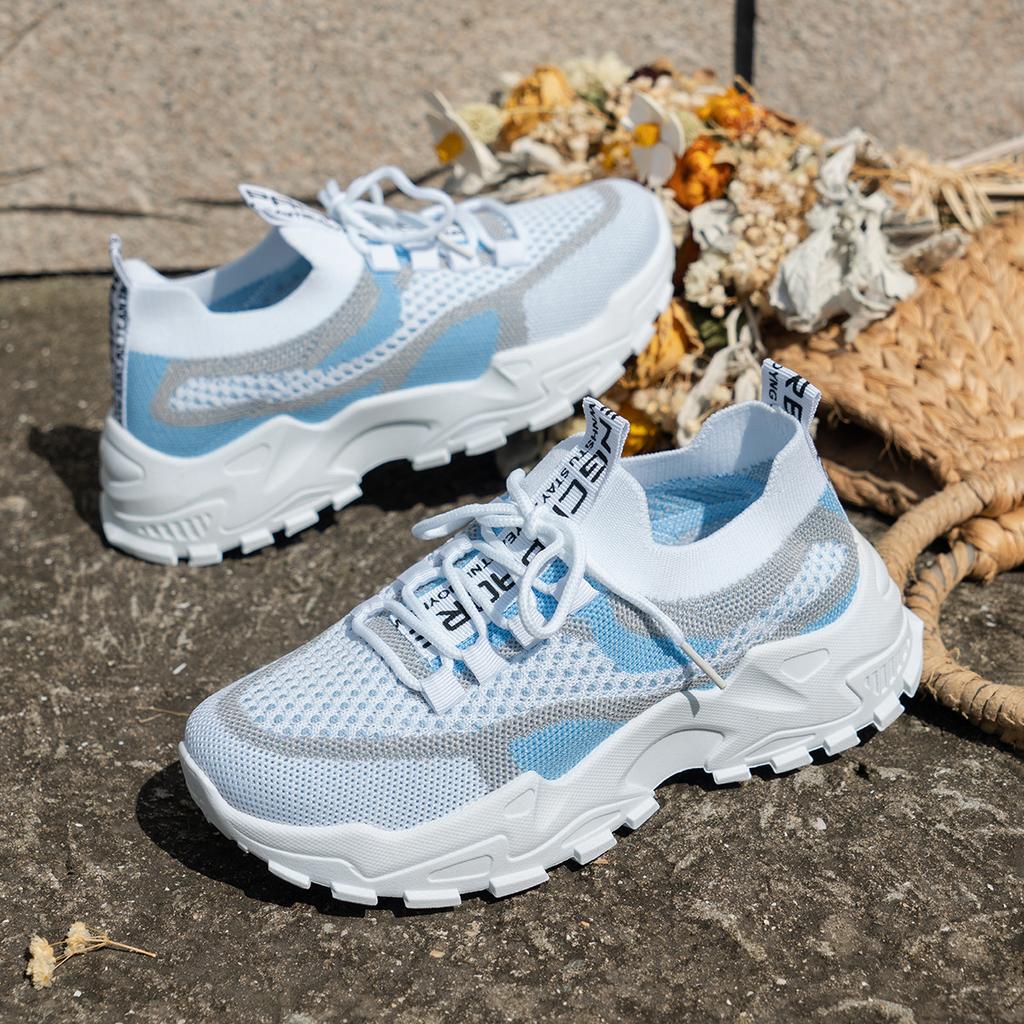 Women Shoes Summer Four Seasons Versatile Thin Breathable Casual Shoes Large Fashion Sneakers Women De Mujer