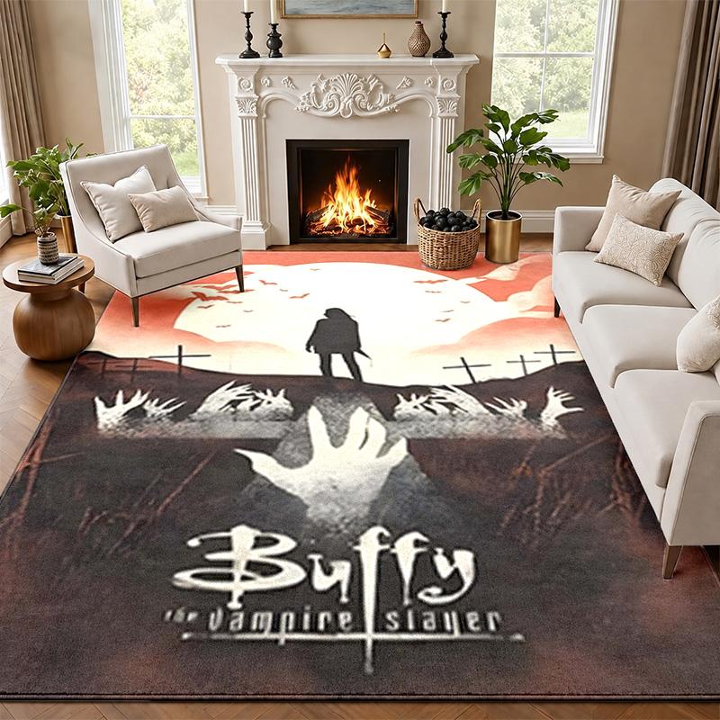 Buffy Carpet Door Mat for Living Room or Bedroom Protective Mat Under Chair Office Decoration Christmas Gift Birthday Present