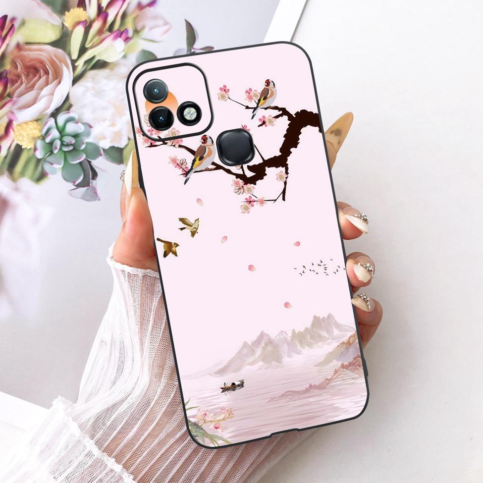 For Infinix Hot 10i Case Luxury Butterfly Fashion Girls Boys Cute Painted Casing For Inifnix Hot 10i X659 X659B X658E Cover