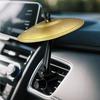Air vent for car crash cymbals, crash drum symbol, tom symbol for car air outlet, creative and funny metal musical instrument finger cymbal car decora