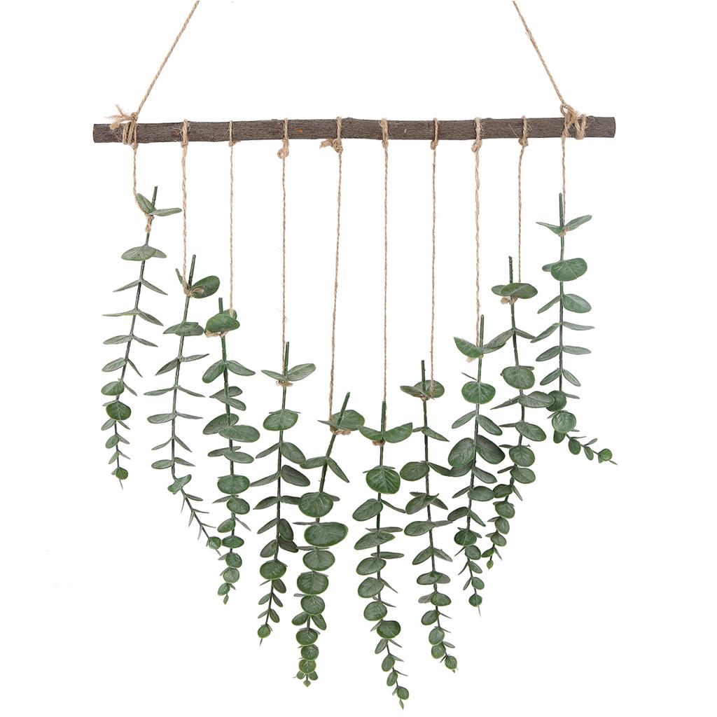 1 шт. искусственный эвкалипт гортензия пион Swag настенный декор бревенчатая ветка подвесной обруч для спальни, гостиной, ванной комнаты, настенный декор