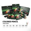 12/48/72 Colored Oil-Based & Water-Soluble Pencils/Markers Set for Drawing & Painting