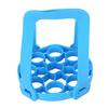 9-луночная силиконовая подставка для варки яиц на пару, защита от ожогов, строп для скороварки, теплоизоляционная подкладка(синий )