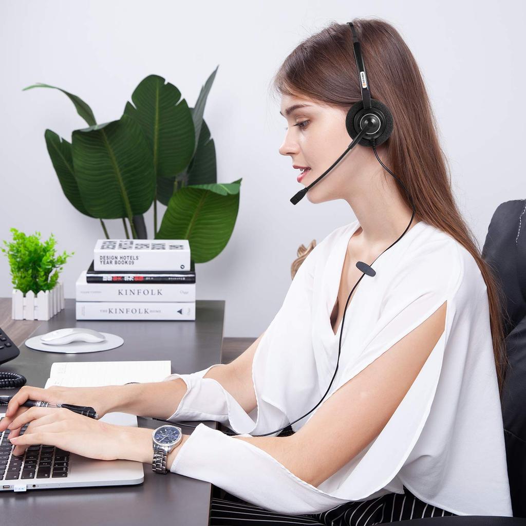 Гарнитура Arama USB-наушники для ПК с микрофоном, отключаемым шумоподавлением, подходят для работы в Интернете из колл-центров, очень удобный проводной ПК