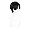 LAOBAO Ivan IVAN Cosplay Black Short Costume Halloween Cosplay Wig Wig, Hair, Heat-Resistant, Accessory, Costume, (Ivan IVAN)